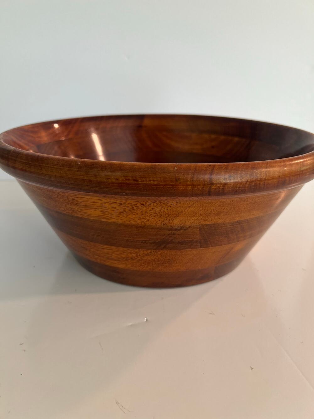 New Dark Wood Salad Bowl JL